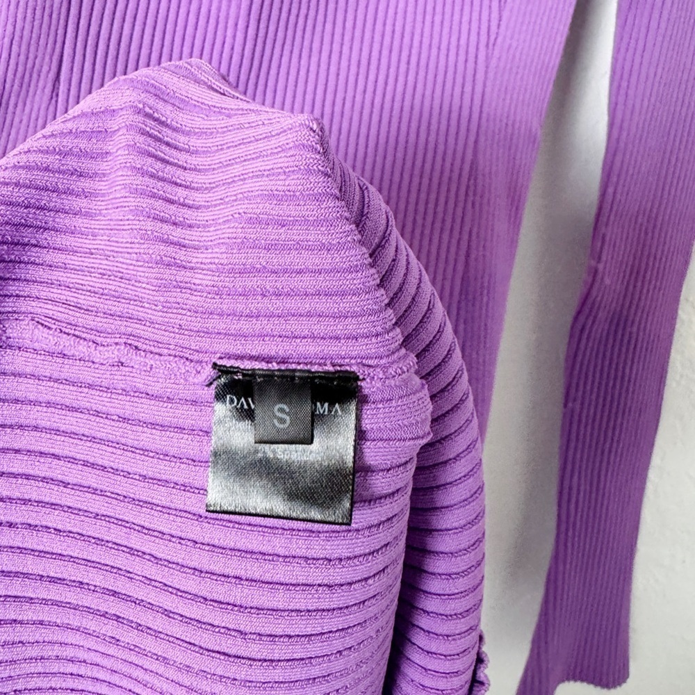 NWT David Koma Cutout Ribbed Stretch-knit Mini Dress - Picture 10 of 10